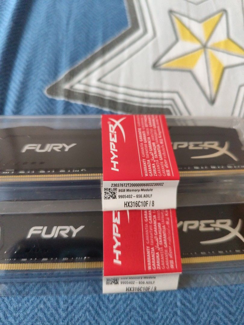 HyperX Fury DDR3 RAM Modules471984543325890562