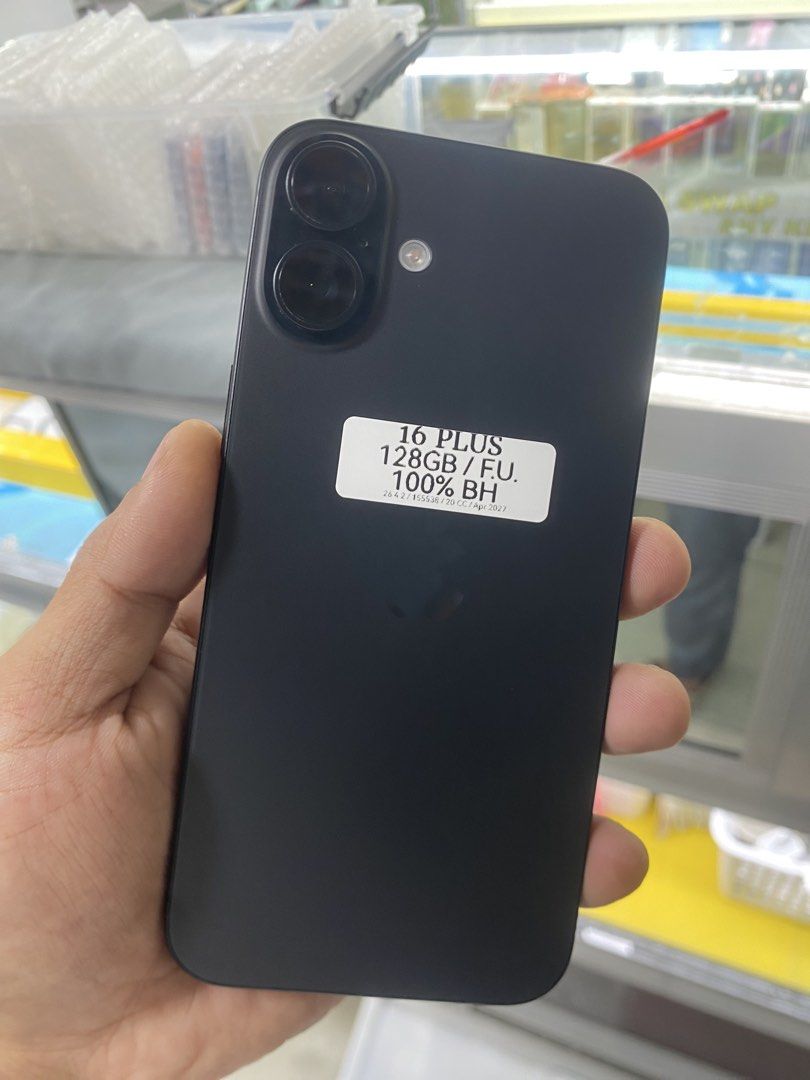 IPHONE 16 PLUS 128GB OPENLINE NTC 100%BH (Category: iPhone 16 Series) located in Manila. Submitted by westclutchtradinggadgetinco. (Listing ID 1441747683, Image 1). Description: OPEN FOR INSTALLMENT ANY IPHONE OR ANDROID PHONE, PM FOR INQUIRIES SALE OR SWAP ! MABILIS KAUSAP ! LEGIT SELLER ! W/ WARRANTY 💯💯💯 •IPHONE 16 PLUS •128 GB (Other storage is also available) •Black (Other color is also available) •Factory Unlock / Openline NTC •100% Batte