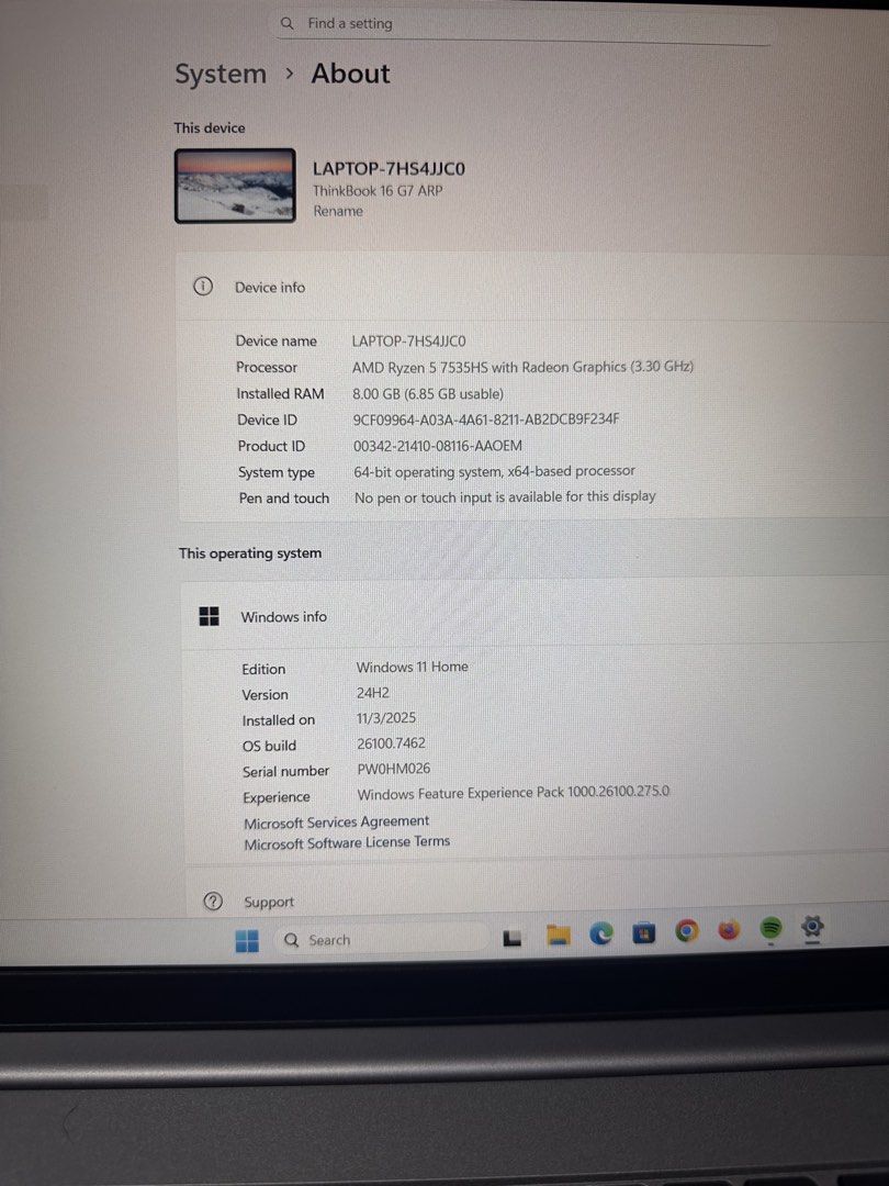 LENOVO THINKBOOK 16 G7471715685944545283