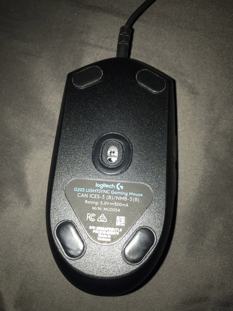 Logitech G203 Lightsync Gaming Mouse (Category: Mouse & Mousepads) located in San Fernando. Submitted by purewolf_6e9051 (Listing ID 1441693267, Image 2). Description: no issue rfs: bought another gaming mouse.