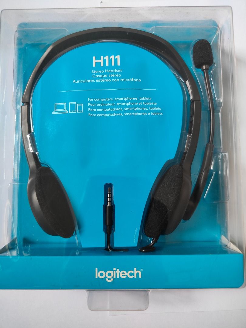 Logitech H111 Stereo Headset (Unused, Tested & Working)