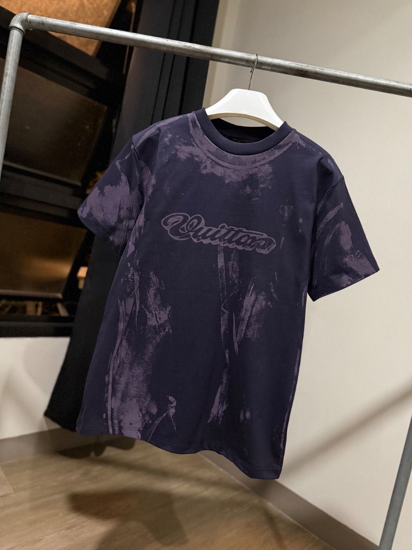 Louis Vuitton Overprinted T-Shirt (Indigo) (Category: Tshirts & Polo Shirts ) located in Rizal. Submitted by Dad.from.MNL (Listing ID 1441662906, Image 2). Description: Available sizes? Dimes? Price? ➡️ www.dad-from-mnl.com.