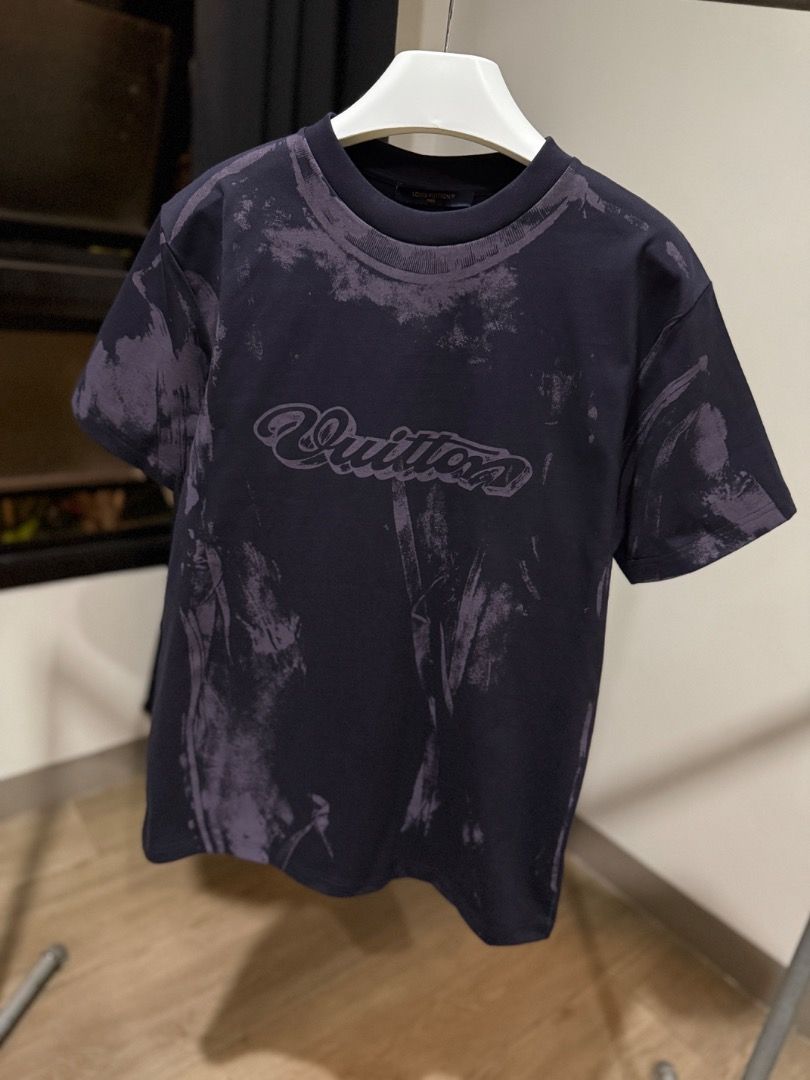 Louis Vuitton Overprinted T-Shirt (Indigo) (Category: Tshirts & Polo Shirts ) located in Rizal. Submitted by Dad.from.MNL (Listing ID 1441662906, Image 3). Description: Available sizes? Dimes? Price? ➡️ www.dad-from-mnl.com.