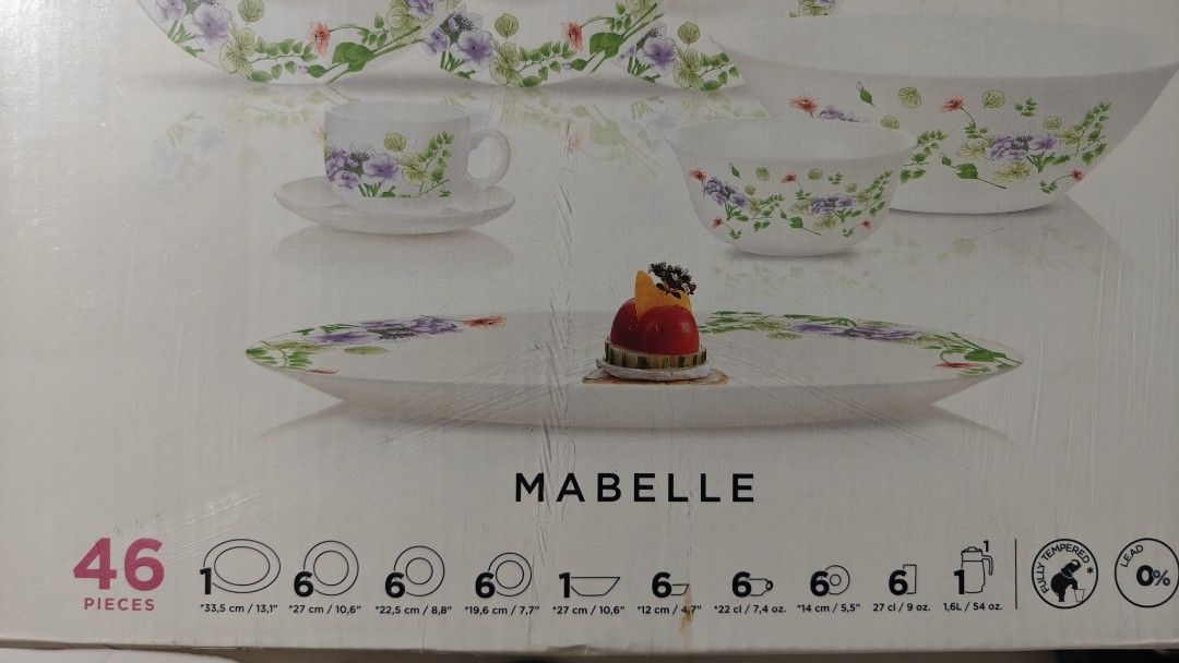 Luminarc Mabelle 46-Piece Dinnerware Set471913385511495683