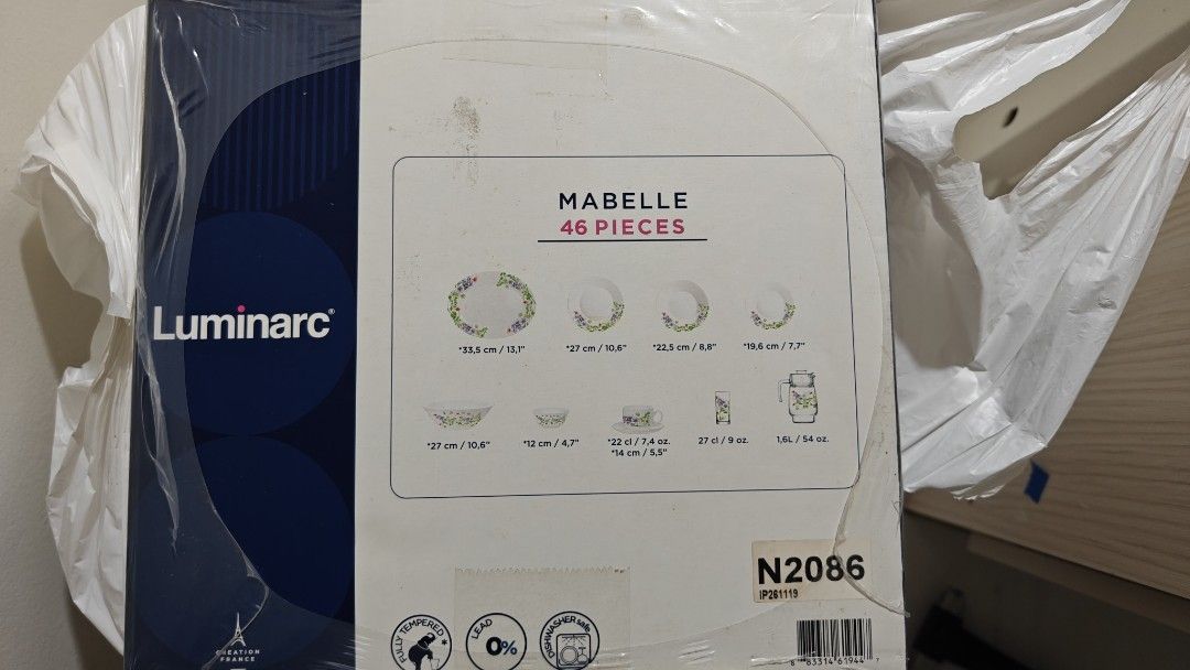 Luminarc Mabelle 46-Piece Dinnerware Set