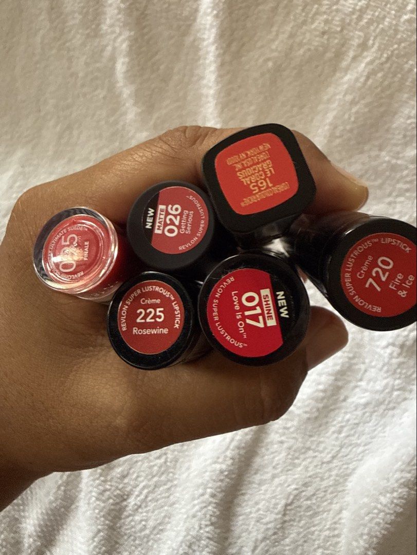 MAC & Revlon Lipsticks Brandnew (Category: Makeup) located in Panglao. Submitted by whatsdbuzz (Listing ID 1441779416, Image 3). Description: MAC and Revlon full-sized lipsticks - includes Matte Lipstick and Crème Lipstick. - guaranteed original bought in US -starts at 600 pesos depends on brand.