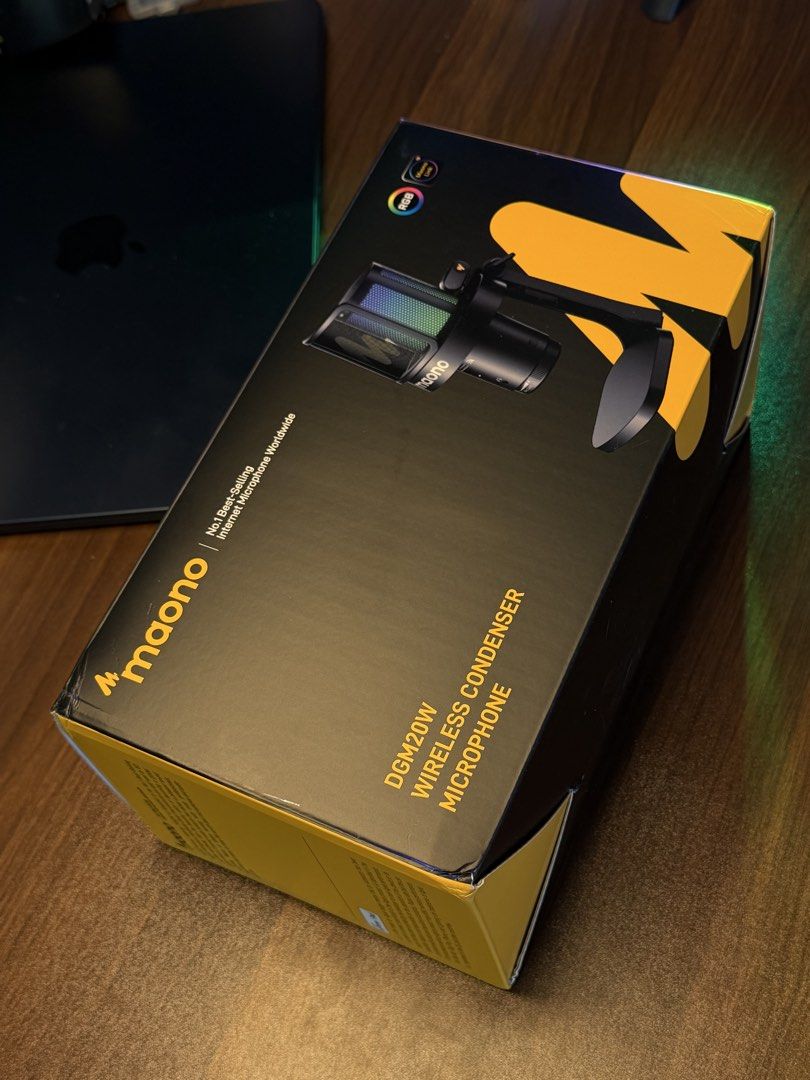 Maono DGM20W Wireless condenser microphone (Category: Microphones) located in Bacolod City. Submitted by BWMCAROUSEL (Listing ID 1441654133, Image 3). Description: Brandnew, opened just for unboxing .