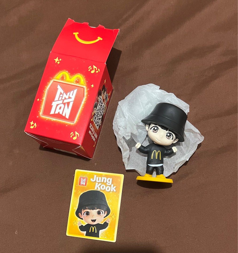 Mcdonald's Jung Kook (Category: Designer & Blind Box Toys) located in Pasig City. Submitted by ilmsf (Listing ID 1441637938, Image 1). Description: .