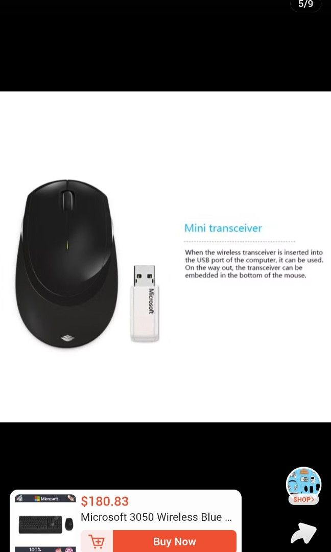 Microsoft Wireless 3050 Keyboard and mouse with battery472088082320599049