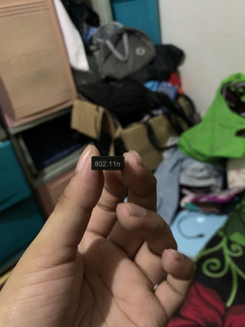 Mini USB WiFi Adapter | 802.11n | Wireless Receiver (Category: Computer Parts) located in San Juan, La Union. Submitted by declutteringog7 (Listing ID 1441693222, Image 3). Description: ✅ Item Identification Mini USB WiFi Adapter | 802.11n Wireless Network Receiver • Tiny, compact design, super portable • Standard 802.11n: works with all PC, laptop, desktop • Plug & play, no complicated setup • Condition: ✅ Like new ✅ Clean ✅ 100% fully working ✅