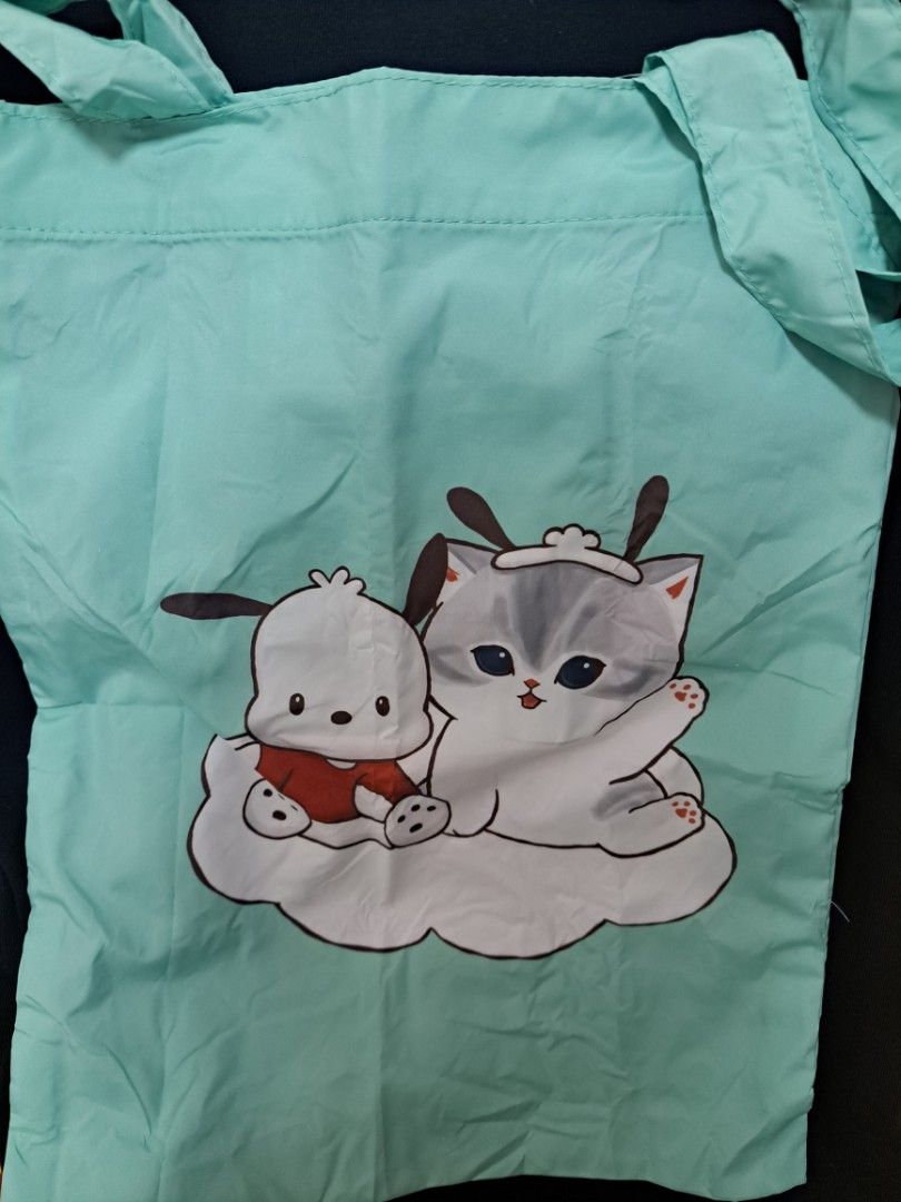 全新Mofusand x Sanrio Characters pc狗 ,Melody 環保袋 （分類：Tote Bags）位於 Hong Kong。 由 kakibeee 提交（商品編號 1441607206，圖片 1）。簡介： Mofusand 同 Sanrio Characters 嘅環保袋 $30一個 有意請pm🙏 可sf到付🙏。