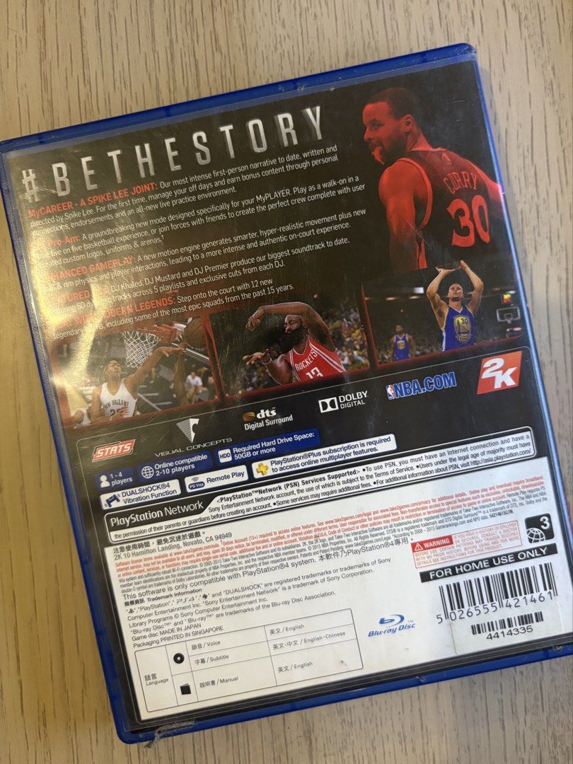 NBA 2K16 (PS4) (Category: PlayStation) located in Manila. Submitted by shugss12 (Listing ID 1441600803, Image 2). Description: - NBA 2K16 for PlayStation 4 - bought for original store price.