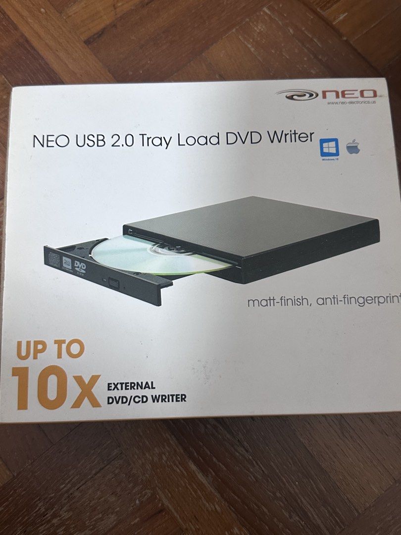NEO USB 2.0 Tray Load DVD Writer External Drive471979970234961920