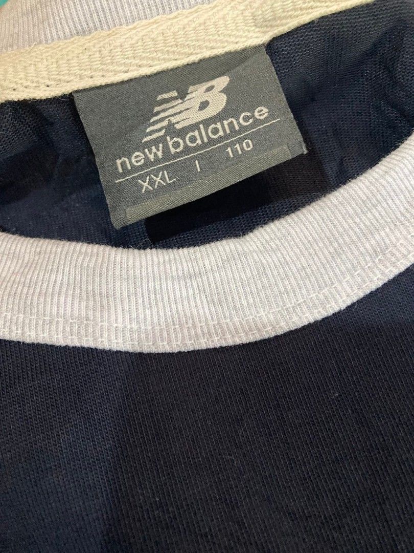 New balance men's tshirt (Category: Tshirts & Polo Shirts ) located in General Santos City (Dadiangas). Submitted by amorhesthrift (Listing ID 1441594201, Image 3). Description: Good as new Dimes-W 23 L 28.5 XXL on tag Free shipping.