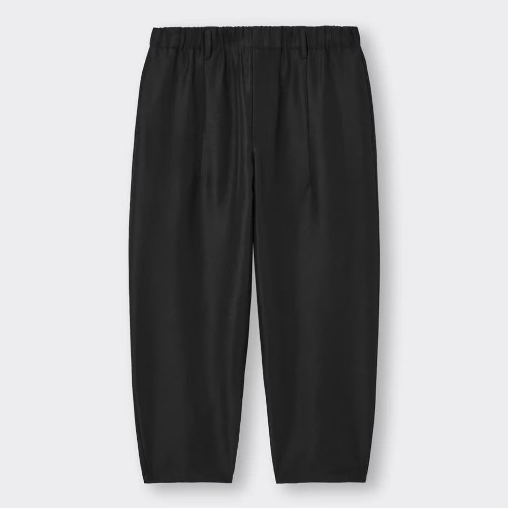 NP90-GU MEN'S BALLOON ANKLE PANTS (Category: Trousers) located in Bauang. Submitted by summercollectionfc (Listing ID 1441631216, Image 2). Description: ❗️𝘼𝙡𝙡 𝙙𝙚𝙩𝙖𝙞𝙡𝙨 𝙥𝙤𝙨𝙩𝙚𝙙❗️ ✨𝗚𝗨 𝗠𝗘𝗡'𝗦 𝗕𝗔𝗟𝗟𝗢𝗢𝗡 𝗔𝗡𝗞𝗟𝗘 𝗣𝗔𝗡𝗧𝗦✨ ᴄᴏᴅᴇ: ɴᴘ-90 𝐏𝐫𝐢𝐜𝐞: 𝟒𝟒𝟖 + 𝐒𝐅 𝐨𝐧𝐥𝐲 ▪️ XS ▪️ Good as New ▪️ No issues ▪️ W 26-30" x L 35.5" ▪️ BLACK 📍Location: LA UNION (New updated location) 📩DM for faster transaction 𝙿𝙰𝚈𝙼𝙴𝙽𝚃 & 𝚂�