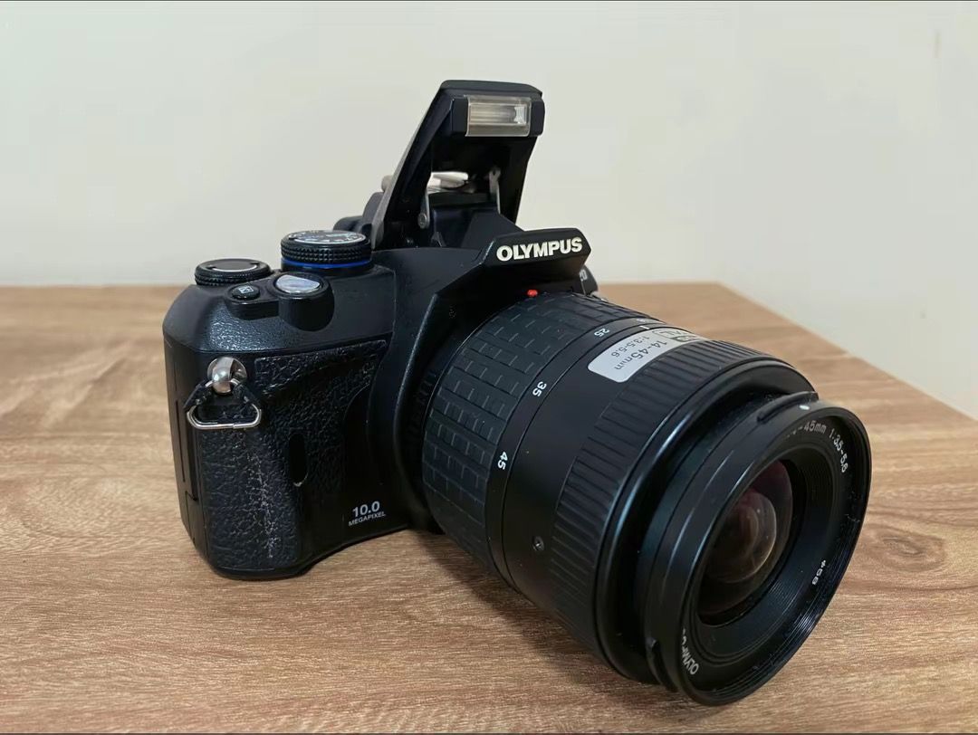 Olympus E-420 Digital Camera with Zuiko Digital 14-45mm Lens (Category: Cameras) located in Caloocan City. Submitted by anniewith_ie (Listing ID 1441758862, Image 2). Description: ✅ Functionality: 10/10 ✅ Physical Condition: 10/10 ✅ No Issues – Excellent Condition 📷 Specifications: • 10 Megapixel Live MOS Sensor • Olympus Zuiko Digital 14-45mm Lens • Four Thirds interchangeable lens system • 2.7" LCD with Live View • ISO 100–1600 • Continuous sh