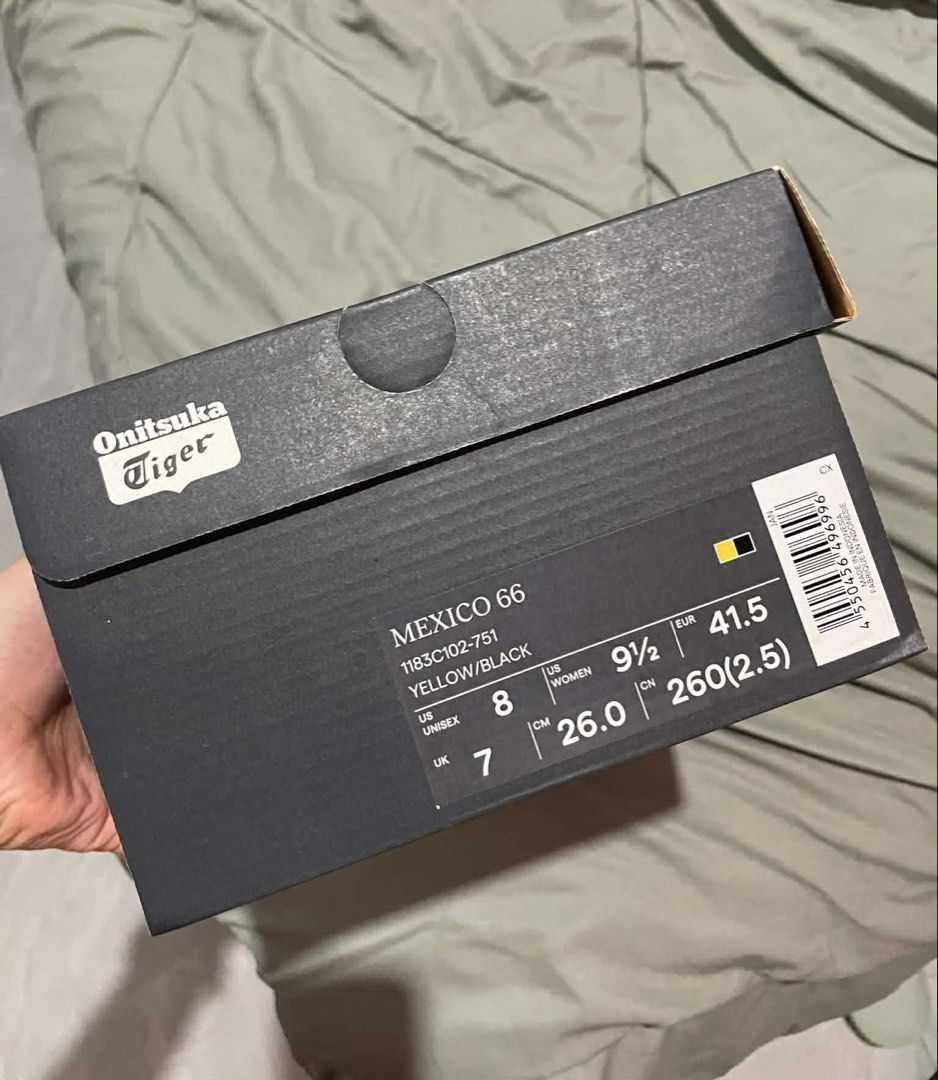 Onitsuka Tiger Mexico 66 (brand new) (Category: Sneakers) located in Kawit. Submitted by fionaapples (Listing ID 1441699729, Image 2). Description: FOR SALE: onitsuka tiger mexico 66 🇯🇵 yellow/black size 26.0 cm fits us men’s 8 / women’s 9.5 brand new (never used, only fitted once) selling only because i got the wrong size 😢 ₱10,000 (still negotiable for sure buyers) - originally bought for 10,500 ✓ 100% authentic ✓ proof of purchase available