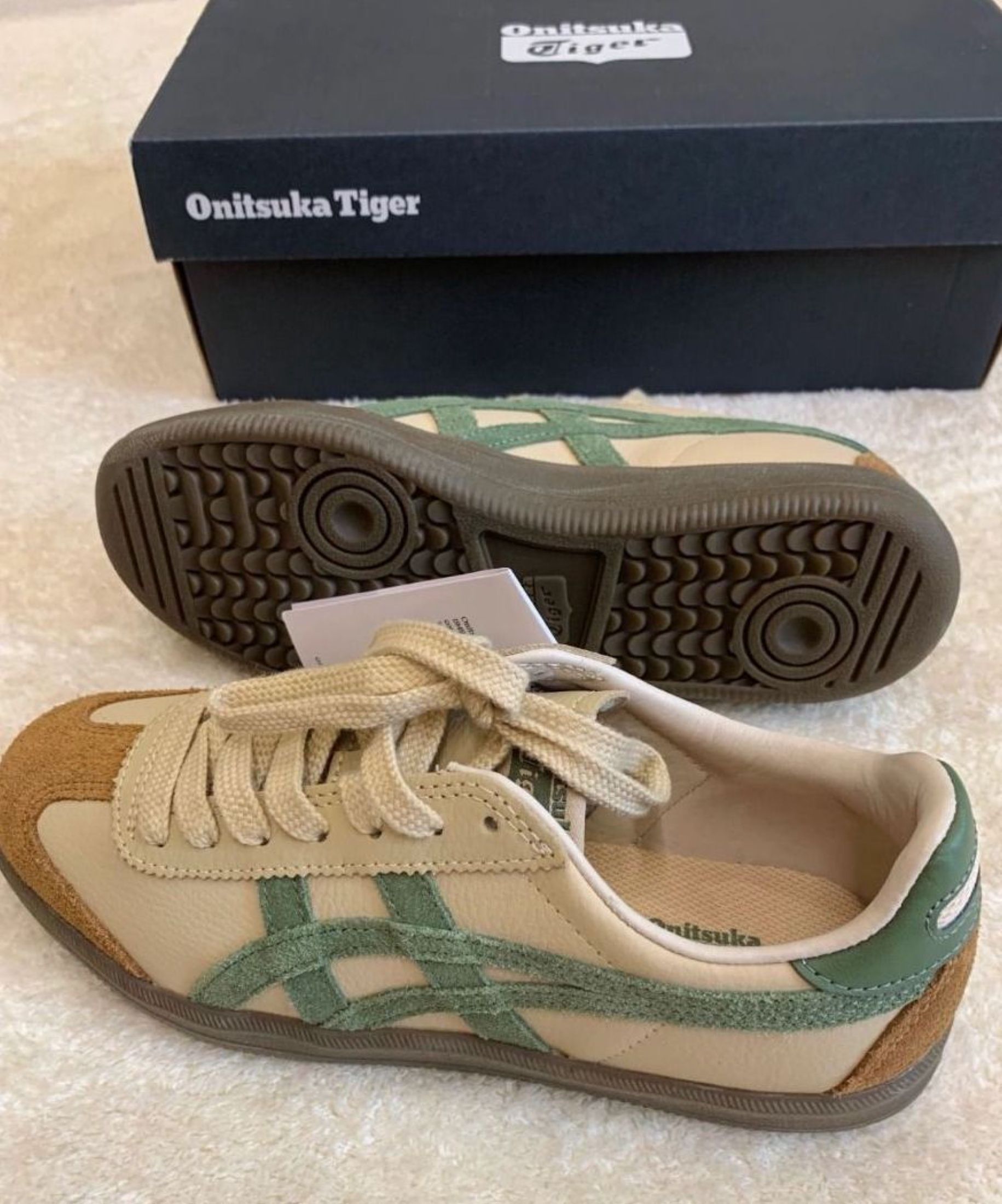 Onitsuka Tiger Tokuten Skate Shoes Brown Green (Category: Sneakers) located in Singapore. Submitted by zvasthorse (Listing ID 1441705973, Image 1). Description: 🎁 Fresh Drop Onitsuka Tiger Onitsuka Tiger Tokuten Skate Shoes Brown Green 📌 Brand New · Great quality 📌 Free ship · J&T/Ninja Van 📌 COD · Pay on delivery 📌 3-day confirm · Peace of mind ⏳ Ships after your confirmation.