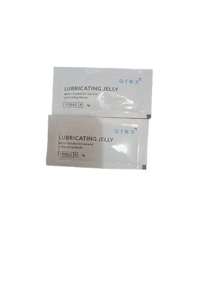 Orex Lubricating Jelly 3g Sachets (19 pcs) (Category: Medical Supplies & Tools) located in Quezon City. Submitted by Think_Like_Chinita (Listing ID 1441663766, Image 2). Description: - 2 sachets of Orex Lubricating Jelly - Each sachet is 3g - Sterile solution - Ideal for general lubricating needs, personal use, or medical procedures - Expiry Date: December 12 - Storage: Keep in a cool, dry place.