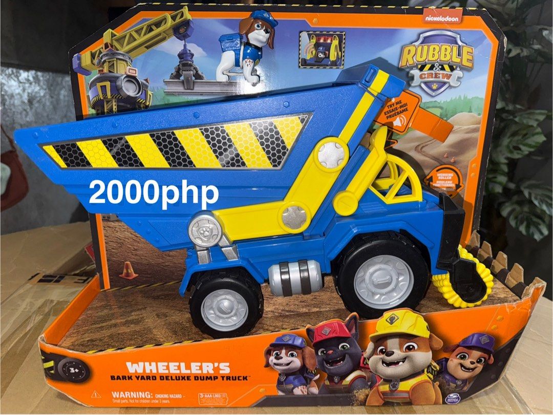 Paw Patrol Toys (Category: Kids Toys) located in Malabon City. Submitted by sharmaine030715 (Listing ID 1441723472, Image 3). Description: Paw Patrol Toys Brand new 4k take all.