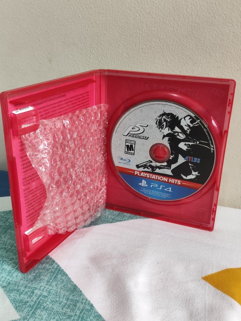 Persona 5 PS4 PlayStation Hits Edition (Category: PlayStation) located in Quezon City. Submitted by jerven_alonsabe (Listing ID 1441666050, Image 3). Description: ◼️ Format: PS4 (PlayStation Hits) ◼️ Condition: Lightly used / Good condition. Clean disc and case as seen in photos. Tested and working. ◼️ Selling for: ₱830 (Negotiable) Reason for Sale: Decluttering 🟥 Meetup Only Near E. Rodriguez Sr. / Cubao Gateway, QC or Batasan Hills QC. 🟥 Ship