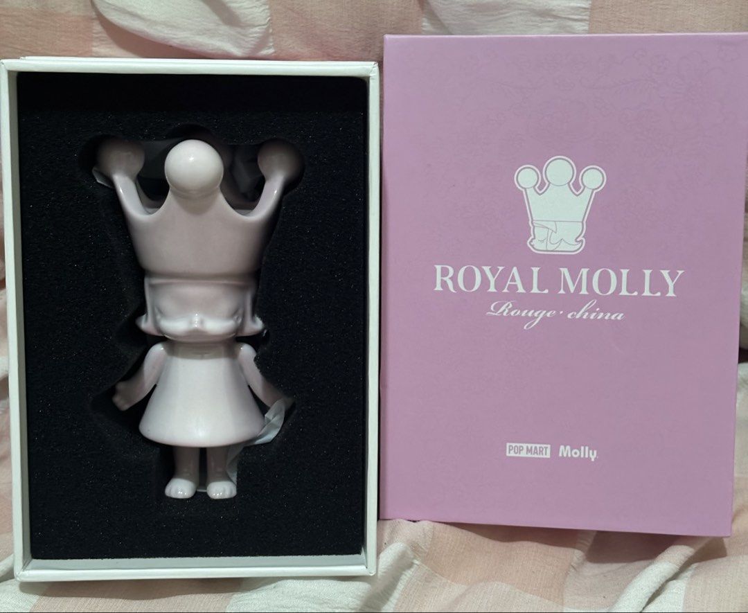 Pop Mart Royal Molly Rouge China (Category: Designer & Blind Box Toys) located in Pasig City. Submitted by scarletden (Listing ID 1441778367, Image 1). Description: For sale Molly Rouge China Unsealed,kept in box after checking Loc: Pasig MoD: SDD shoulder by buyer.