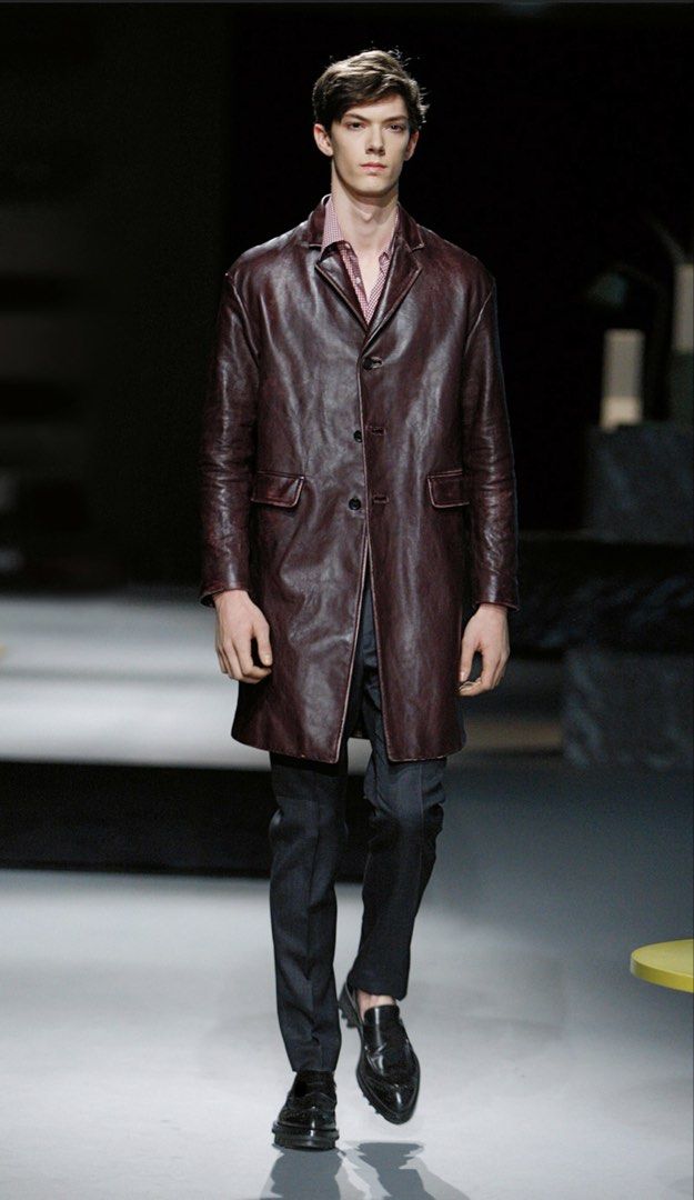 Prada AW07 Stirrup Herringbone Pants (Category: Trousers) located in Quezon City. Submitted by soourceph (Listing ID 1441757420, Image 2). Description: Austere tailoring and future-centric cuts. This herringbone twill stirrup is inspired by hiking pants with its zippered hem for easy leg access. Tailored fit with a classic five-pocket construction. This pair served as the uniform of the runway. inquiries and offers via DM on lG soourceph Size: 46