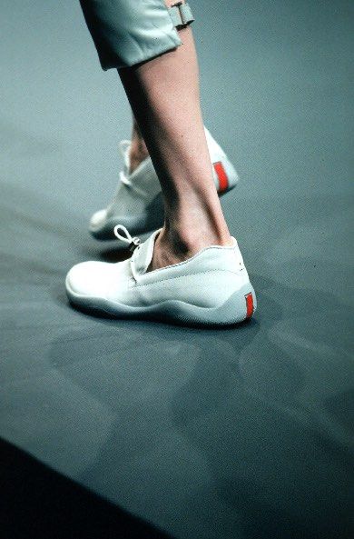 Prada Vibram SS1999 Sneaker Loafer White (Category: Sneakers & Footwear) located in Quezon City. Submitted by soourceph (Listing ID 1441758996, Image 3). Description: Laceless and boat-shoe styled remake of the America’s Cup. Now integrating Italian outsole manufacturer to the mix. Vibram rubber outsole. Full leather construction with Prada’s proprietary quick lace system. Finished in bone white. Serving as the daily uniform and constant element 