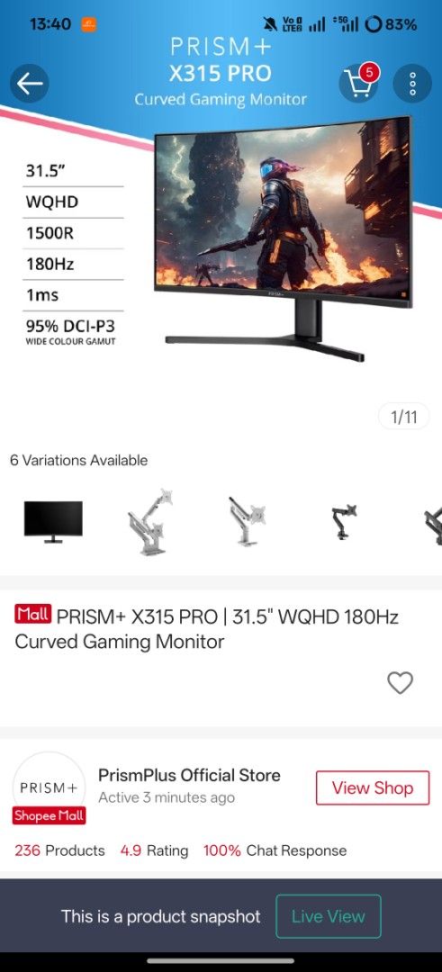PRISM+ X315 PRO471975354508267520