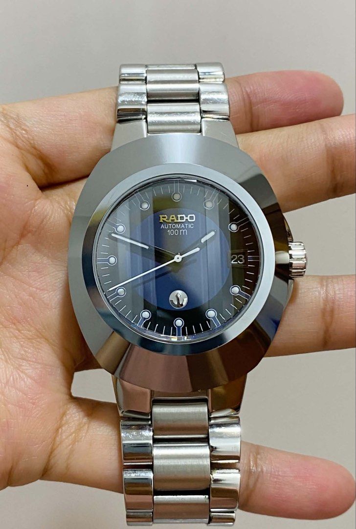 Rado Diastar Complete (Category: Luxury Watches) located in Bulacan. Submitted by youlovewatches (Listing ID 1441647212, Image 3). Description: Rado Diastar Original Complete Our Price: 39,000 Php Details: All Stainless Strap Automatic Movement 37.5mm Case Diameter 3'0 Day Date Calendar Deployant Clasp Strap 9/10 Very Good condition, All working Free Polish upon request Guaranteed Authentic SRP / Mall Price:75,000-85,000 php Set with: Presentatio