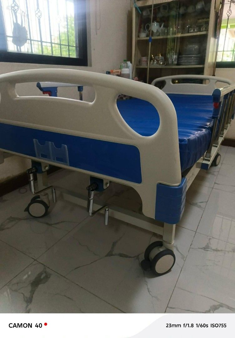 reclining bed hospital (Category: Braces, Support & Protection) located in Manila. Submitted by joy63057743416 (Listing ID 1441779222, Image 1). Description: we accept bulk orders brandnew affordable onhand negotiable good quality and condition open for pick up and delivery high quality we also sell many medical supplies call me 09268225723 cod,gcash,bank transfer lifetime time free service.