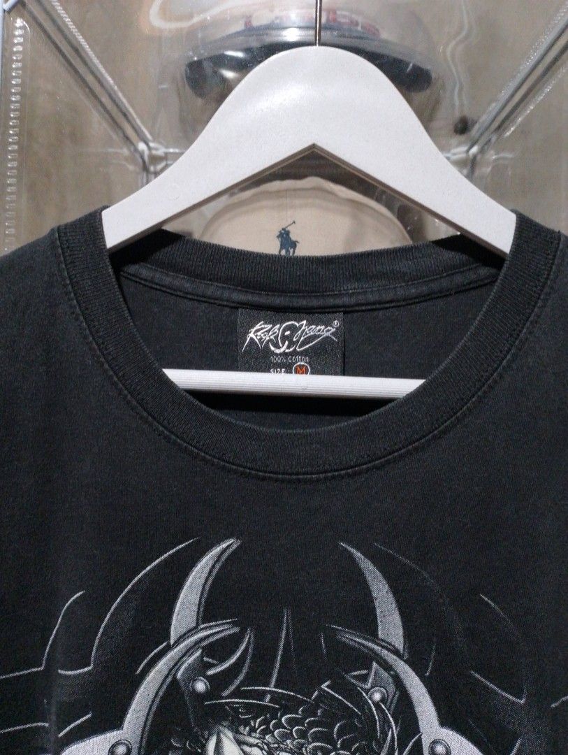 Rock Chang Skull Dragon Graphic Tee Size Medium (Category: Tshirts & Polo Shirts ) located in Maasin. Submitted by throwingreverse (Listing ID 1441739389, Image 3). Description: Purchase two or more from my listing and you will get this for free. LET ME KNOW IF YOU WANT IT. GLOW IN THE DARK T-SHIRT . Size: Medium Dimes: L 27.5 W 17.5 Issue: Pinhole (See last pic) Color rate: 7/10 MOP: Gcash Location: Southern Leyte.
