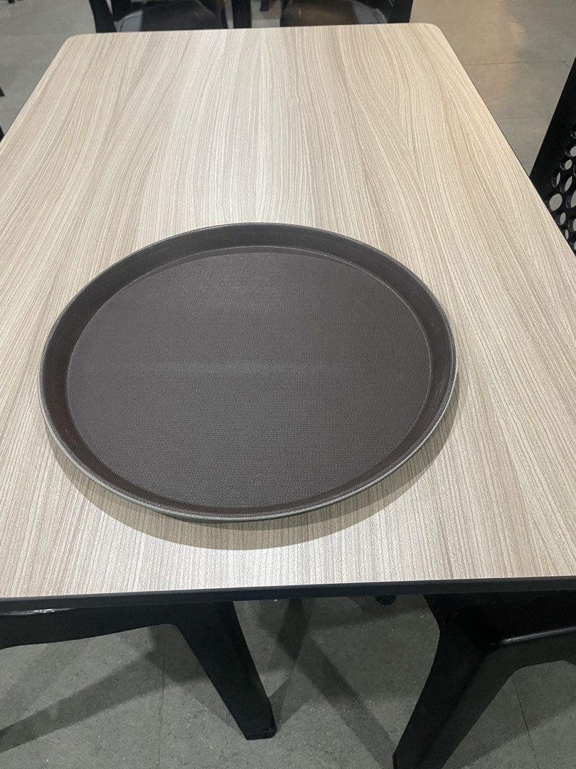 Round Serving Tray - Durable and Practical472280459704412161