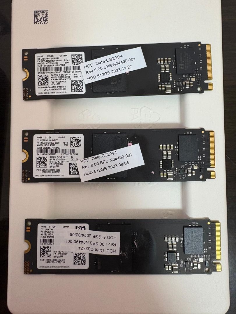 Samsung 512GB NVMe SSD472204767962736641
