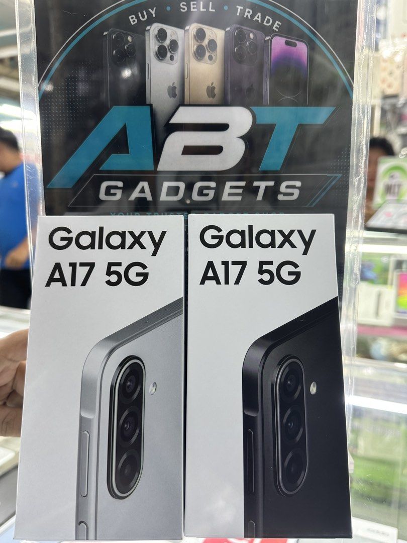 SAMSUNGS A17 5G 8/256GB (Category: Samsung) located in San Juan City. Submitted by ABTGadgets (Listing ID 1441666425, Image 1). Description: 📱 SAMSUNG A17 5G 8GB/256GB 💰 Selling Price: ₱13,500 ✅ Brand New ✅ Sealed ✅ Openline ✅ NTC Variant ✅ 1 Year Warranty 📍 Store Location: Greenhills Mall 2nd Floor Phone Area Stall: XE-12 🔄 Open for Swap sa Lower Unit + Cash 🚚 Delivery Options Available ✅ Same Day Delivery within Metro Manila • Delivery fee