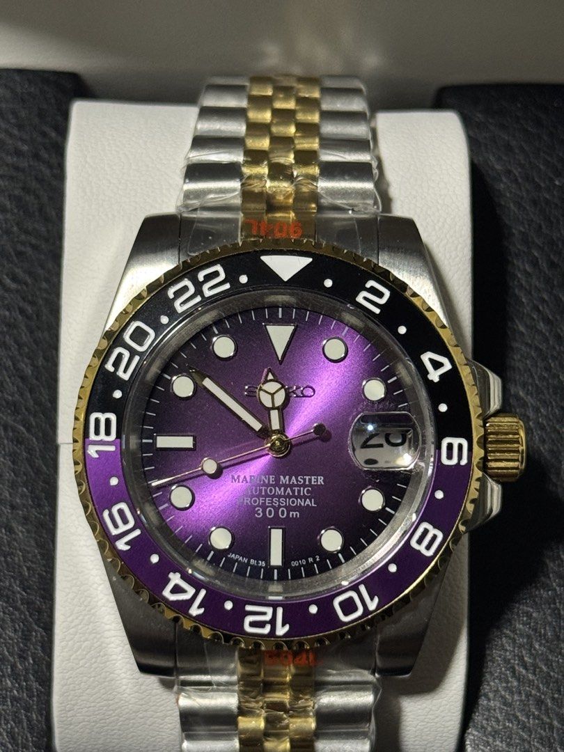 Seiko Mod Marine Master 2 tone 40mm, Men's Fashion, Watches ...