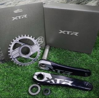 NOS Shimano XTR M900 FC-M900 Crankset + NOS Shimano M900 Titanium