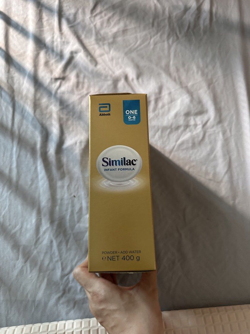 Similac Infant Formula 0-6 months (400g) (Category: Breastfeeding & Bottle Feeding) located in Bulacan. Submitted by found_and_loved (Listing ID 1441641282, Image 3). Description: Never used Never opened Baby is exclusively breastfed.
