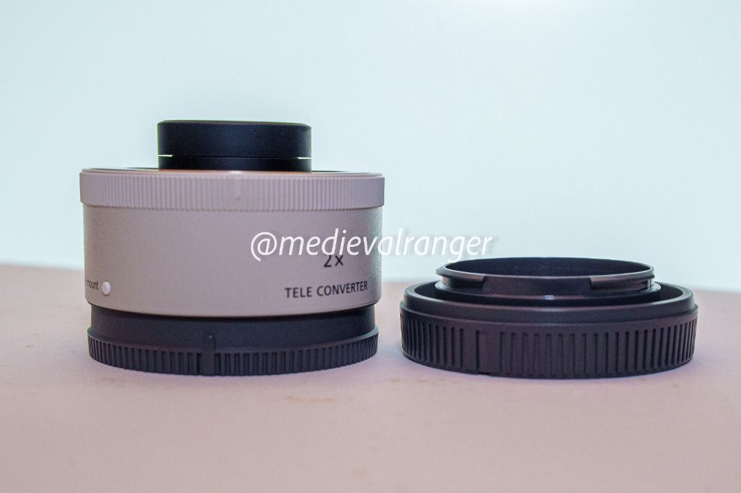 Sony sel20tc 2x Teleconverter for E-mount Full Frame (Category: Cameras) located in Manila. Submitted by medievalranger (Listing ID 1441691414, Image 2). Description: - Sony SEL075U 2x Teleconverter - For Sony E-mount full-frame camera - Doubles the focal length of your lens - Extends your camera's reach for greater versatility - Comes with original box, front and rear lens caps, and protective case - Used only once - No scratches, no dust .