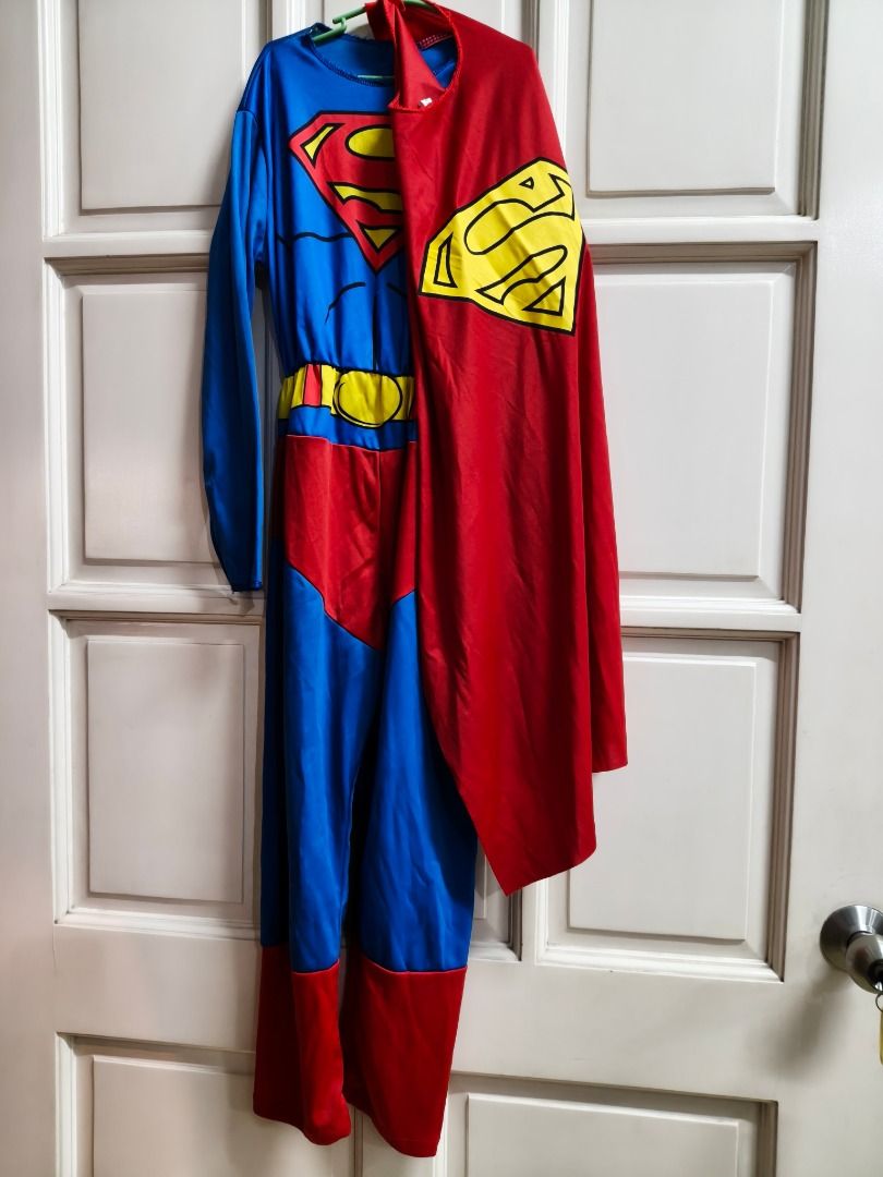 Superman Costume with Cape for Kids (Category: Babies & Kids Fashion) located in Manila. Submitted by olxph_674182959 (Listing ID 1441591936, Image 2). Description: - Complete Superman costume for kids - Includes full suit and iconic cape - Features classic blue and red design with S shield - Ideal for dress-up, parties, or playtime - Let your child become their favorite superhero!.