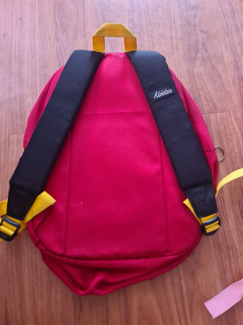 The Flash DC Collection Justice League Comics Adventure Prime Backpack (Category: Kids Wardrobes & Storage) located in Manila. Submitted by jenettelim17 (Listing ID 1441609984, Image 2). Description: - Red backpack featuring The Flash logo - Bright yellow zipper and adjustable shoulder straps - Convenient front pocket for extra storage - "Adventure Prime" tag visible - Ideal gift for DC Comics enthusiasts 📍 Pagsikat Place Southern, Muzon, Naic C
