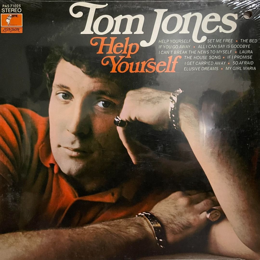 Tom Jones – Help Yourself VINYL RECORD LP PLAKA (Category: Vinyls) located in Quezon City. Submitted by red_records_vinyl (Listing ID 1441644202, Image 1). Description: Condition: SEALED / New Old Stock / US pressed Tracklist: A1 Help Yourself 2:53 A2 I Can't Break The News To Myself 2:31 A3 The Bed 2:46 A4 Set Me Free 3:15 A5 I Get Carried Away 3:02 A6 Laura 3:38 A7 Elusive Dreams 3:46 B1 The House Song 3:38 B2 So Afraid 3:23 B3 If I Promise 2:1