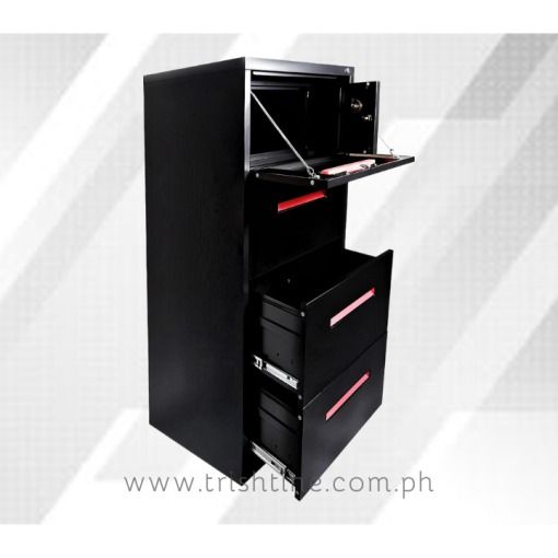 TVC-VAULT-005 | MANUAL 4-drawer Vertical Vault Cabinet (Category: Office Furniture & Fixtures) located in Caloocan City. Submitted by trishtine_jim9 (Listing ID 1441647057, Image 2). Description: manual combination safe with key gauge 24 or 0.6mm capacity per drawer: 40kg Dimension: 46w x 62d x 1331h cm Finish: Gray Beige Black DISCLAIMER: Price is for Posting Purposes Only.