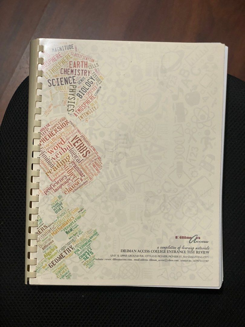 UPCAT Reviewer: A compilation of learning materials (Category: Textbooks) located in Manila. Submitted by matchatanuki (Listing ID 1441709826, Image 1). Description: Decluttering. Used for CETs.