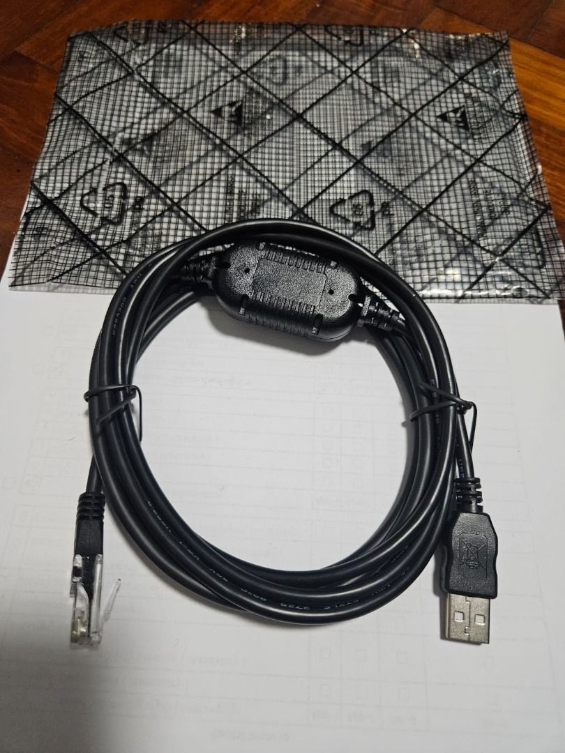 USB to RJ45 Console Cable with Ferrite Core (Brand new)