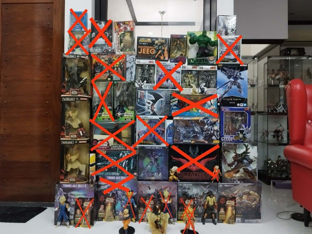 Various Action Figures and Collectibles (Category: Figurines & Statues) located in Rizal. Submitted by bedlamcollectibles (Listing ID 1424482600, Image 1). Description: Pm for prices.