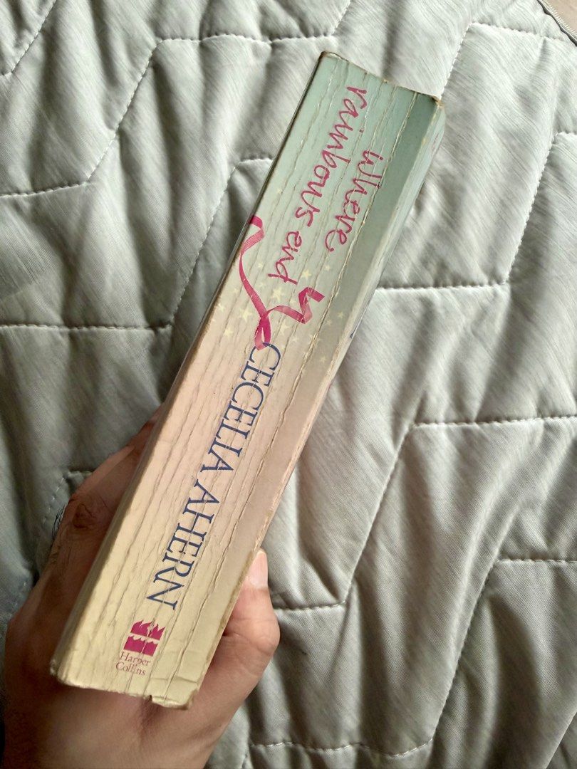 Where Rainbows End by Cecelia Ahern Paperback Book (Category: Storybooks) located in Pasig City. Submitted by arjaysells (Listing ID 1441601274, Image 3). Description: - Title: Where Rainbows End - Author: Cecelia Ahern - Format: Paperback - Publisher: HarperCollins - Story: Follows the lifelong connection between Rosie and Alex. - Genre: Romance, Drama - Highlights: Heartwarming story about friendship and fate. - Ideal for: Fans of captivating n