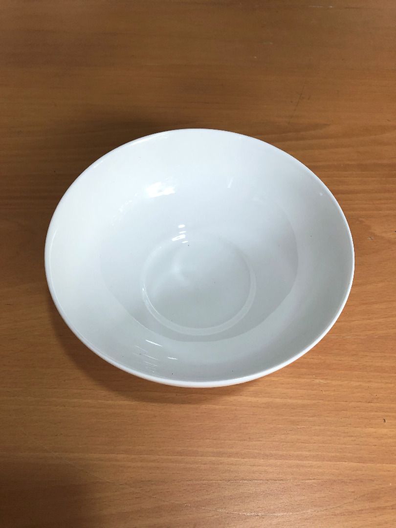 White Ceramic Soup Bowls - Set of 4