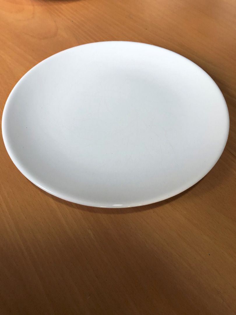 White Small Round Plates - Set of 3472273200077885441