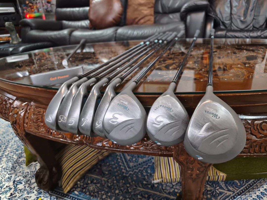 Wilson Ladies Golf Set (Category: Golf) located in Paranaque City. Submitted by chips24 (Listing ID 1441724876, Image 1). Description: For Sale Ladies Set °Wilson L flex steel shaft clubs bag included for only 5.8k pick up Bf Paranaque free shipping within MM..